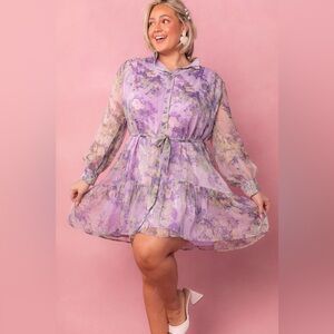 Ivy City Co - Easter ELEANOR DRESS IN PURPLE FLORAL